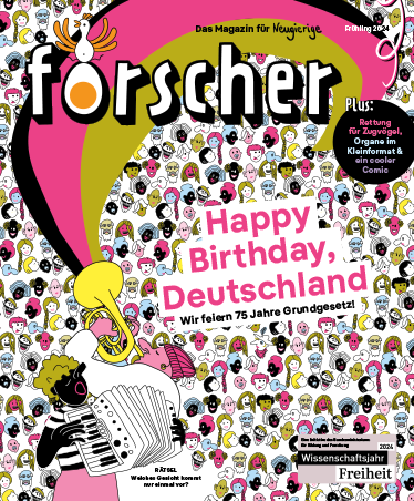 Cover der Frühlingsausgabe 2024 „Happy Birthday, Deutschland!“