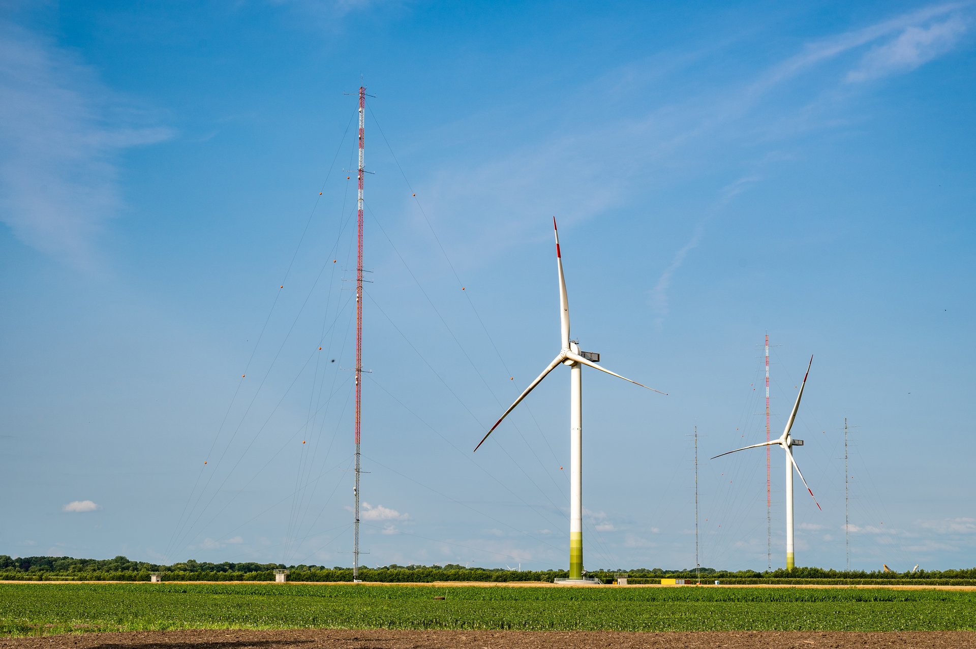 Foto des Forschungsparks Windenergie WiValdi.