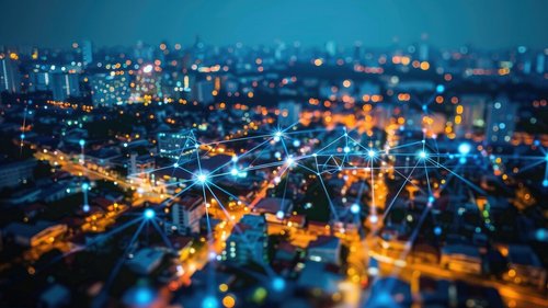 Smart grid infrastructure managing electricity distribution BMBF_WJ25_Themenbereich_Bild_Digitalisierung_in_der_Energiewende_c_BMBF_AdobeStock.jpg