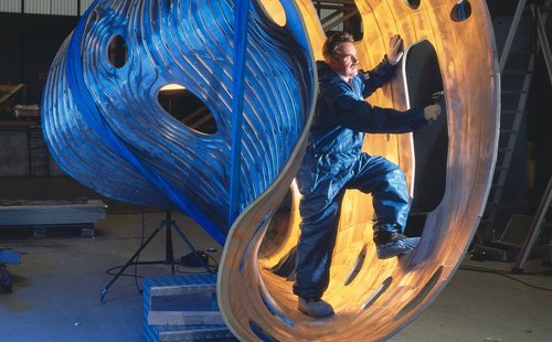 Montage von Bauteilen WJ25_Quiz3_Blankets_c_MPI_fuer_Plasmaphysik.jpg