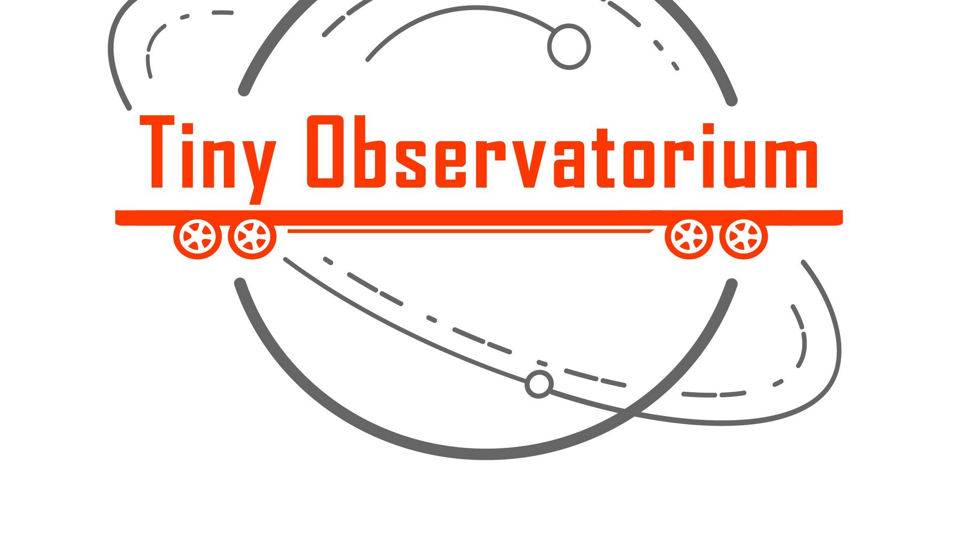 Logo Tiny Observatorium: eine einfach Grafik eines Planeten